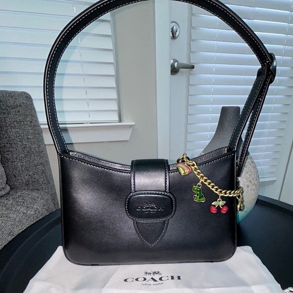 COACH ELIZA SHOULDER BAG (BLACK)🖤 - Picture 1 of 11